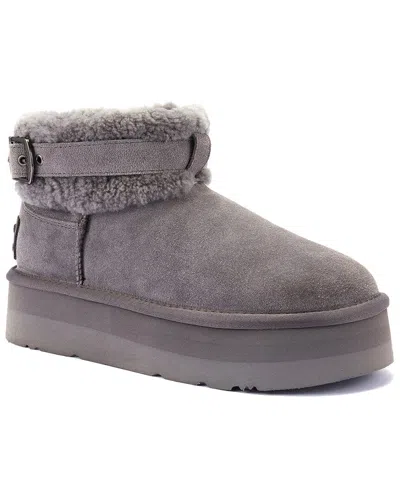 Australia Luxe Collective Eden Suede Boot In Gray