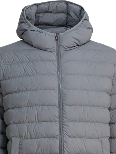 Herno Nylon Down Jacket Jackets And Coats Grey In Gray