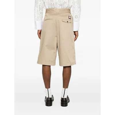 Willy Chavarria Pleated Shorts In Neutral