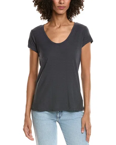 James Perse Solid T-shirt In Blue