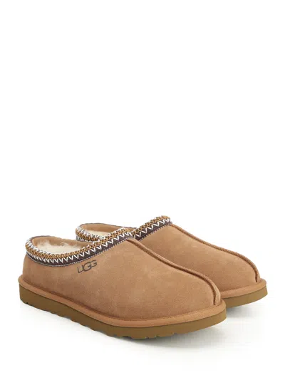 Ugg 10mm Tasman Shearling Loafers In Brown