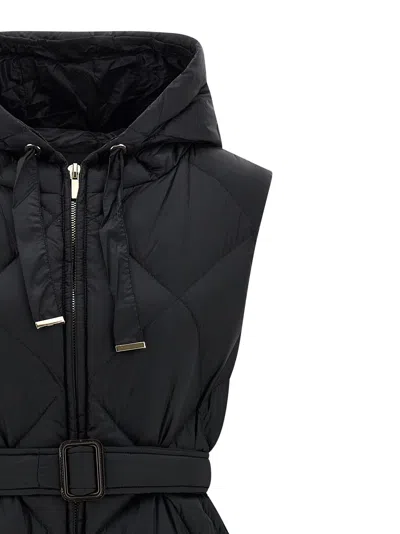 Max Mara The Cube Tregil Vest In Black