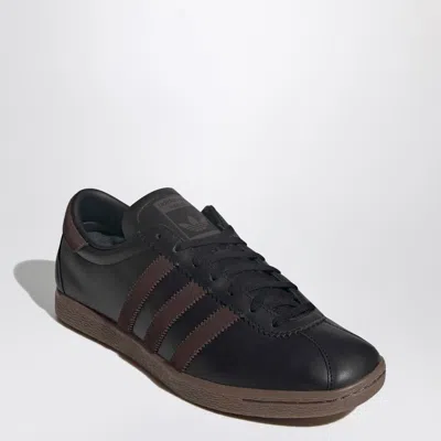 Adidas Originals Mens Tobacco Low-top Suede Trainers Core Black Dark Brow Eur 41.5 / 7.5 Uk In Black