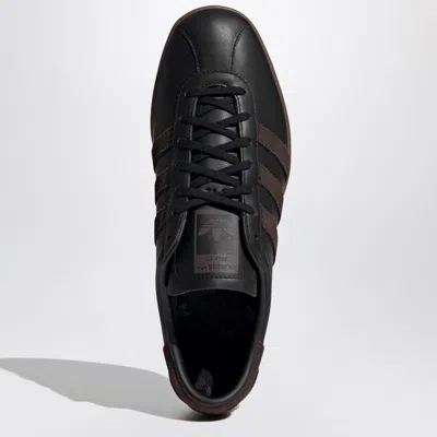 Adidas Originals Mens Tobacco Low-top Suede Trainers Core Black Dark Brow Eur 41.5 / 7.5 Uk In Black