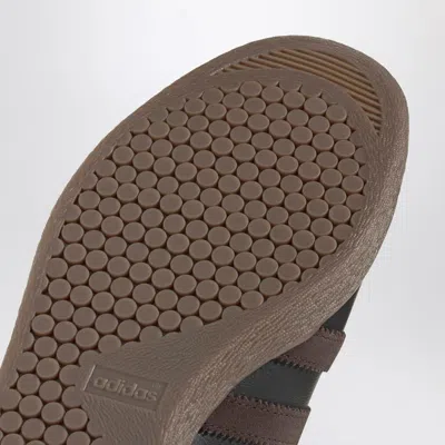 Adidas Originals Mens Tobacco Low-top Suede Trainers Core Black Dark Brow Eur 41.5 / 7.5 Uk In Black