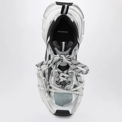 Balenciaga Multicolor Mesh And Rubber 3xl Gradient Sneakers In Gray