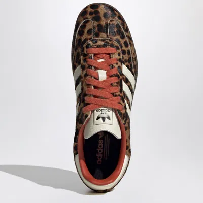 Adidas Originals Celine Low Lace-up Sneakers With Triomphe In Animal Print