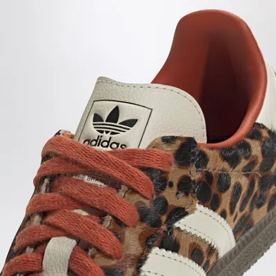 Adidas Originals Celine Low Lace-up Sneakers With Triomphe In Animal Print