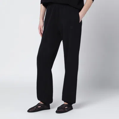 Anine Bing Elastic Waist Sweatpants In Black
