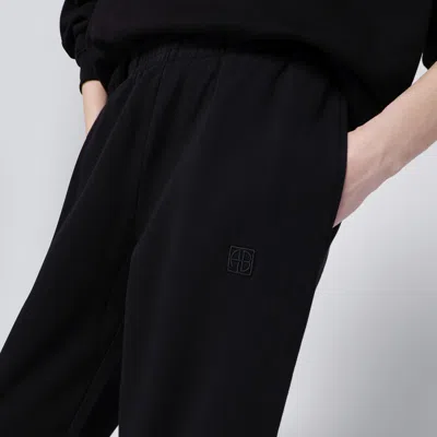 Anine Bing Elastic Waist Sweatpants In Black