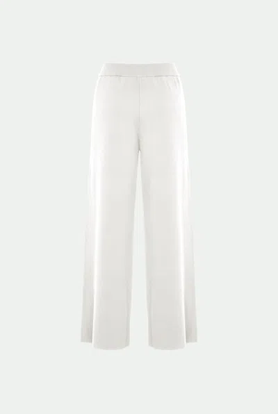 Malo Pantalone In Cotone In White
