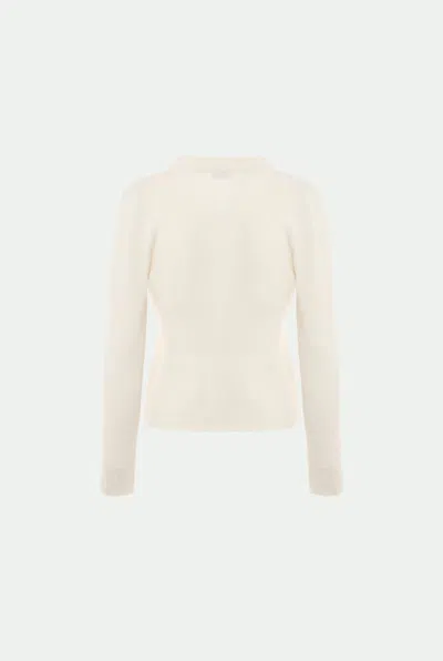 Malo Cardigan In Luxury Cashmere In Neutral