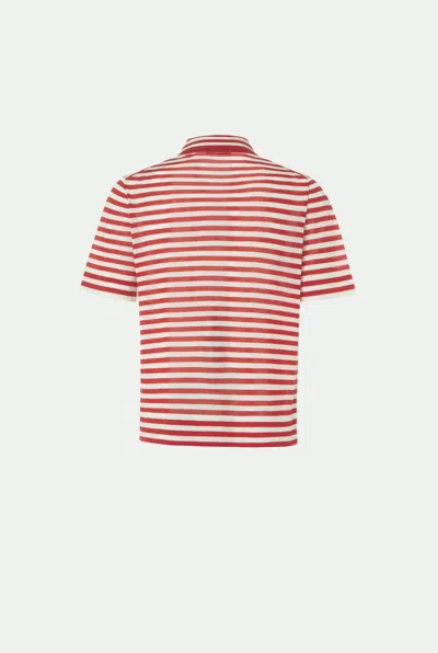 Malo Polo In Ultra-fine Cashmere In Red