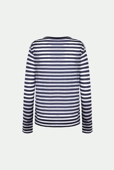Malo Maglia In Ultra-fine Cashmere In Blue
