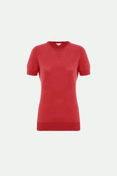 Malo Girocollo In Cotone Makò In Red