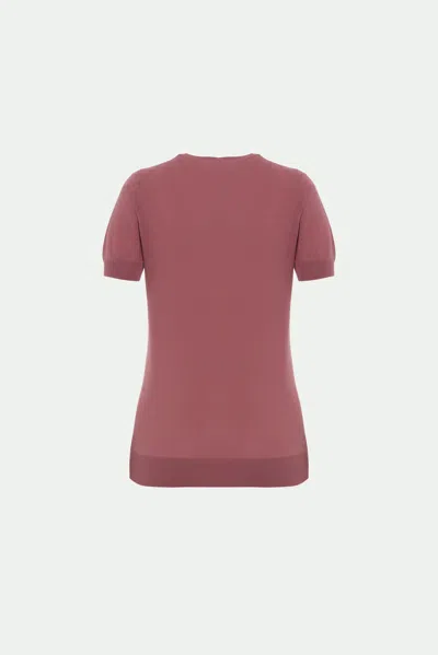 Malo Girocollo In Cotone Makò In Pink