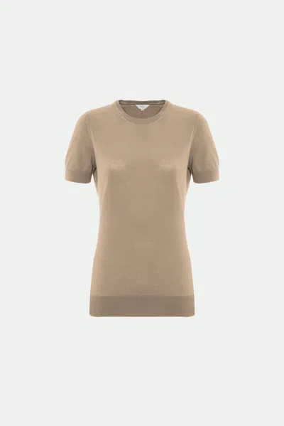 Malo Girocollo In Cotone Makò In Neutral