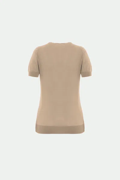 Malo Girocollo In Cotone Makò In Neutral