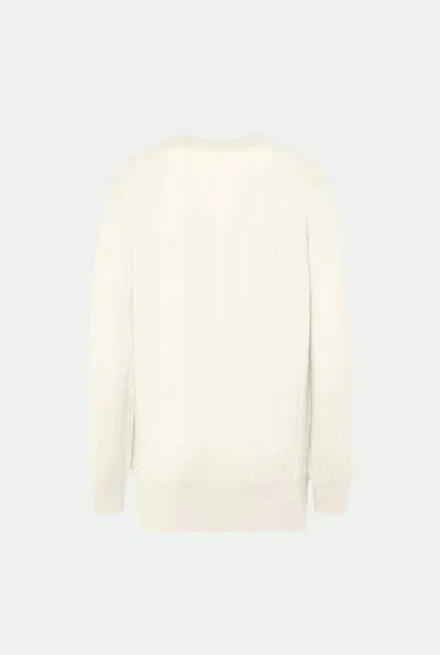 Malo Scollo V In Luxury Cashmere In Pink