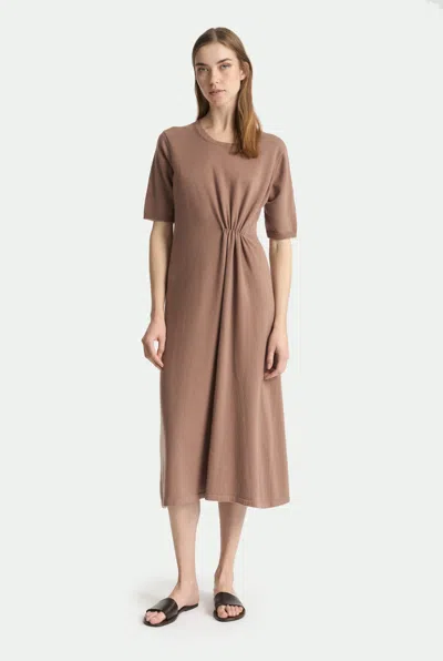 Malo Abito In Luxury Cashmere In Brown