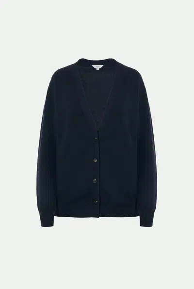 Malo Cardigan In Luxury Cashmere In Blue