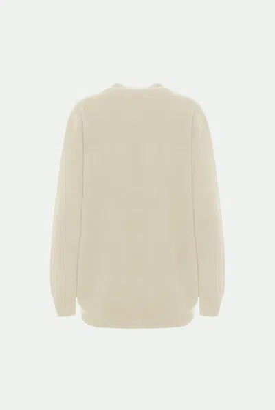 Malo Cardigan In Luxury Cashmere In Neutral