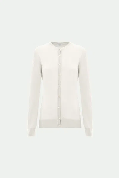 Malo Cardigan In Cotone Makò In Neutral