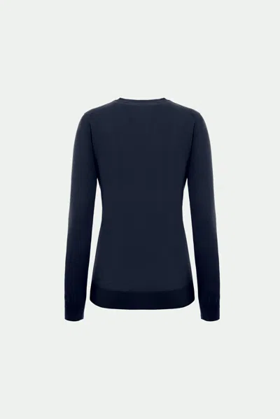 Malo Cardigan In Cotone Makò In Blue