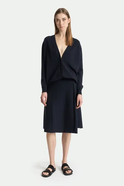 Malo Gonna In Luxury Cashmere In Blue