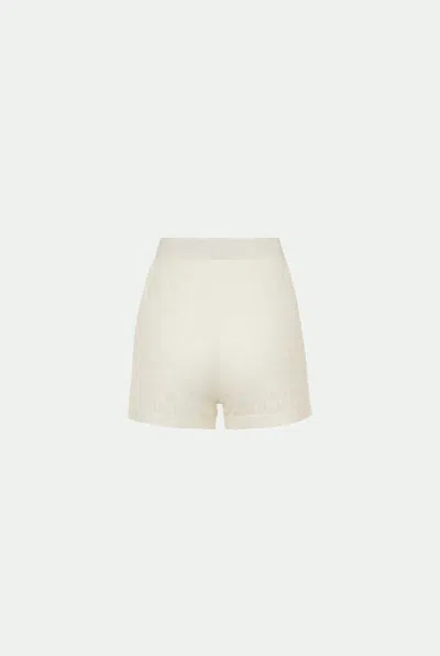 Malo Short In Cotone Makò In White
