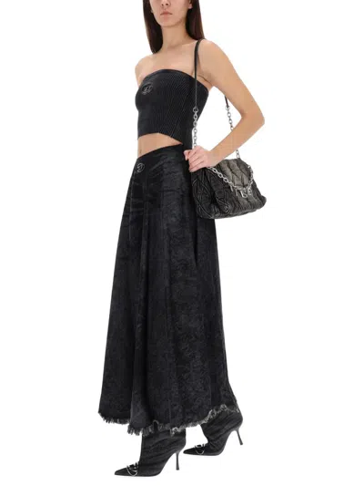 Diesel M-clarksvillex-c Band Top In Black