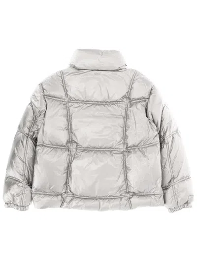 Laminar "metallic Shield" Jacket In Silver