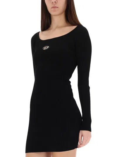 Diesel "m-vera" Dress In Black