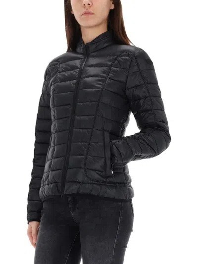 Diesel Woman Puffer Black Size 10 Polyester In Black