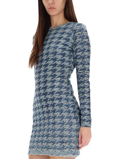 Diesel "m-halma" Dress In Blue