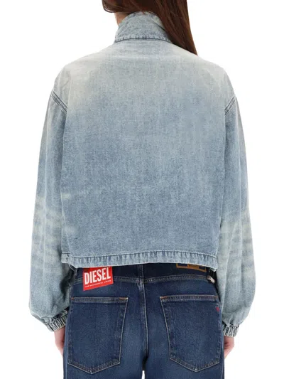 Diesel De-flowye-s Jacket In Blue