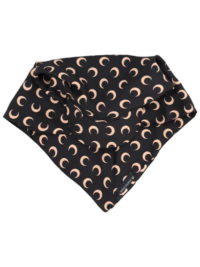 Marine Serre Khaite Simona Shoulder Bag In Black