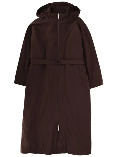 Laminar "goretex" Trench Coat In Brown