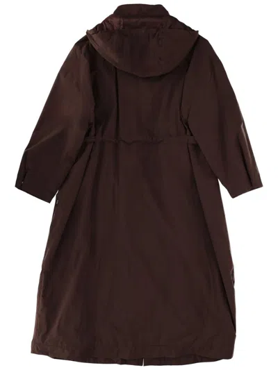 Laminar "goretex" Trench Coat In Brown