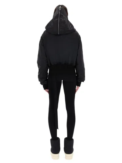 Rick Owens Drkshdw Bomber Jacket "alice Parka" In Black
