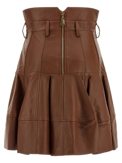 Zimmermann Hypnotic Skirt In Brown