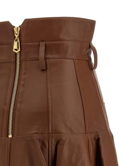 Zimmermann Hypnotic Skirt In Brown