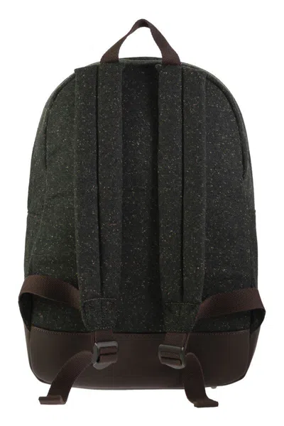 Mc2 Saint Barth Cody - Fabric Backpack With Logo In Gray