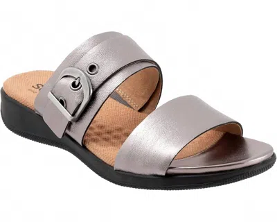 Softwalk Toki Slide Sandal In Metallic