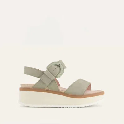 Naot Women's Crepe Sandal In Sage Nubuck In Multi