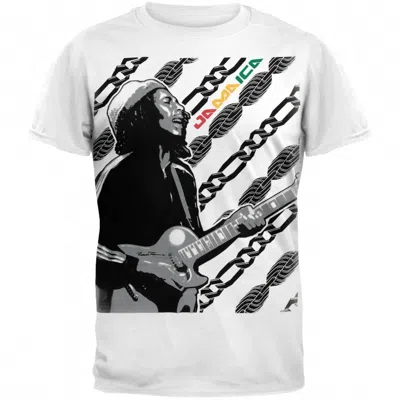 Bob Marley Men's Jamaica Soft Short Sleeve T-shirt In White In White