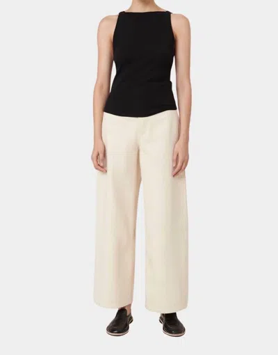 Kowtow Sailor High-rise Jeans In Ecru Denim In Multi
