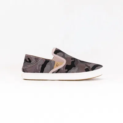Olukai Women's Pehuea Pa'i Slip On Sneaker In Soft Pink/camo In Multi