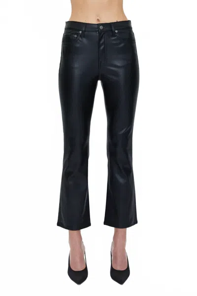 Pistola Lennon High Rise Boot-cut Pants In Slate Black In Black