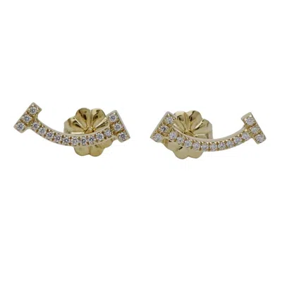 Pre-owned Tiffany & Co Smile Gold Clip Earrings () In Yellow